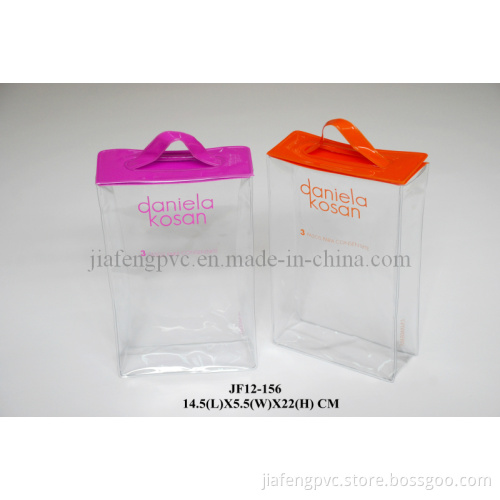 PVC Stand-up Bag with Handle and Snap